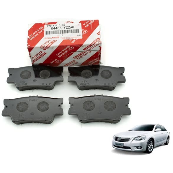 ORIGINAL TOYOTA GENIUNE CAMRY ACV40, ACV51 & ZSU60 REAR DISC BRAKE PAD (04466-YZZAQ)