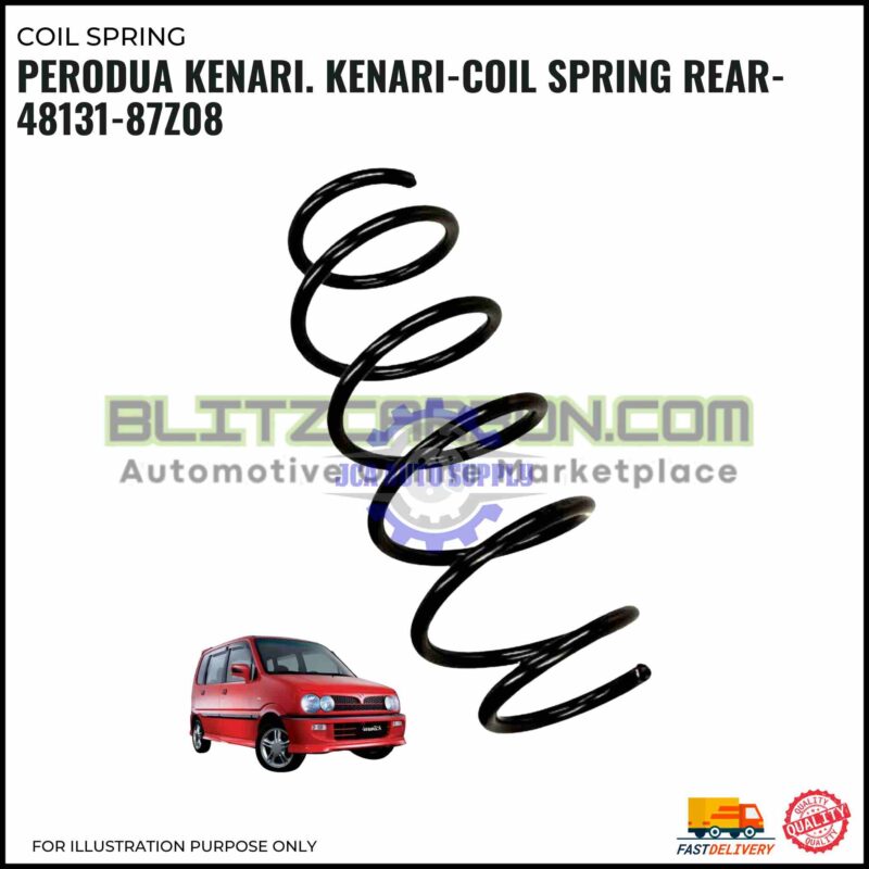 Coil Spring Rear-Perodua Kenari-48131-87Z08