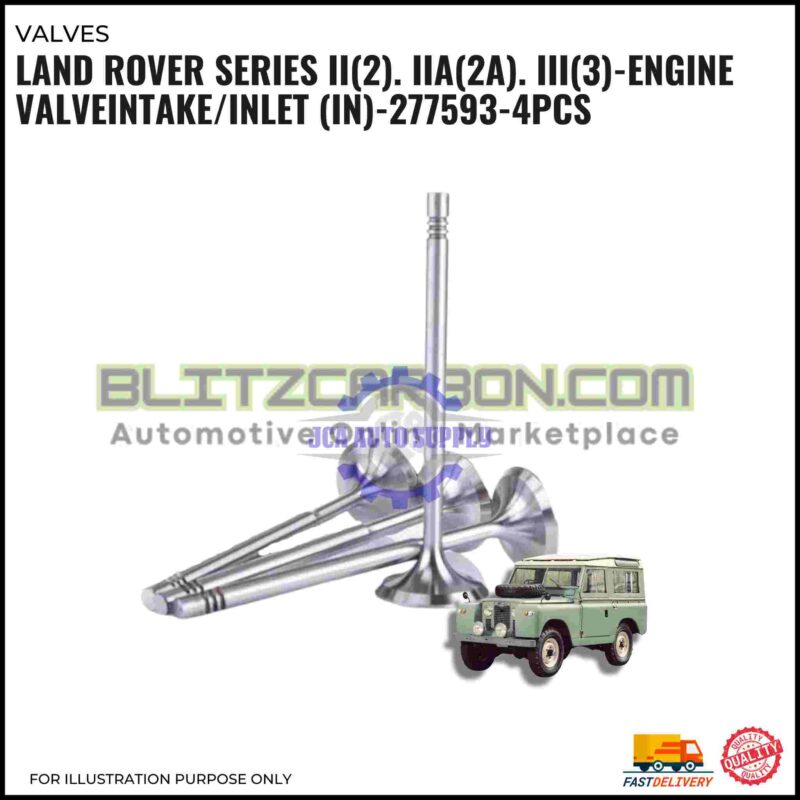 Intake Valve (IN)-Land Rover Series II(2). III(2A). III(3)-277593