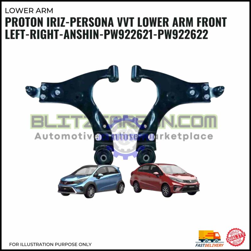 Proton Iriz-Persona VVT Lower Arm Front Left-Right-Anshin-PW922621-PW922622