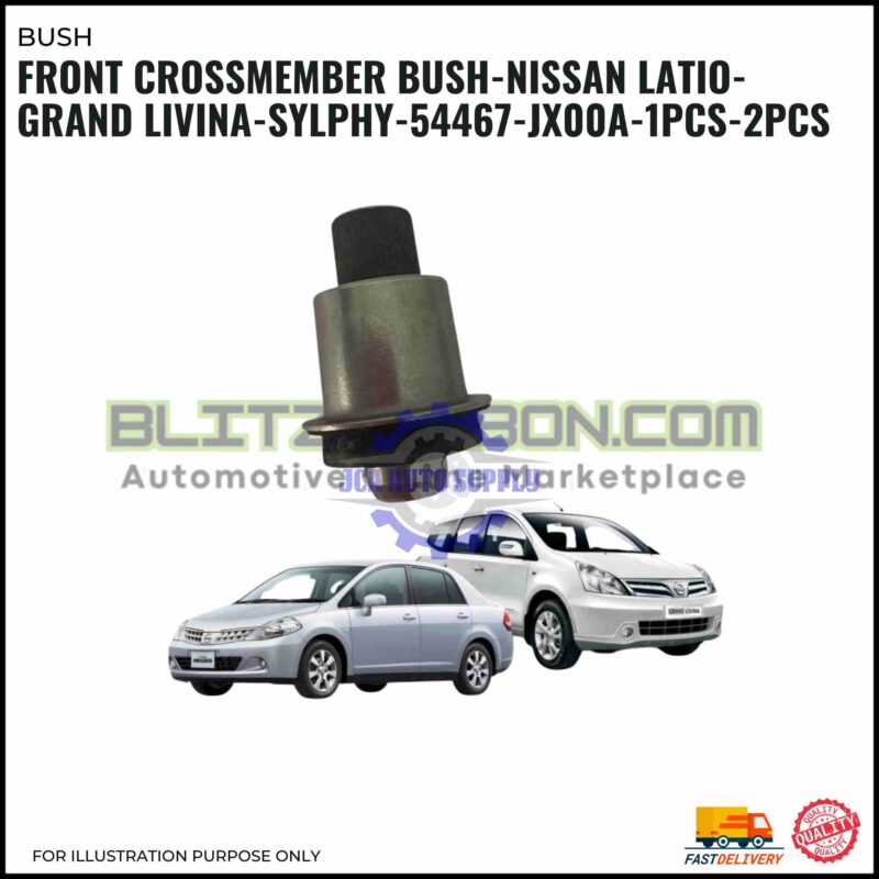 Front Crossmember Bush-Nissan Latio-Grand Livina-Sylphy-54467-JX00A-1pcs-2pcs
