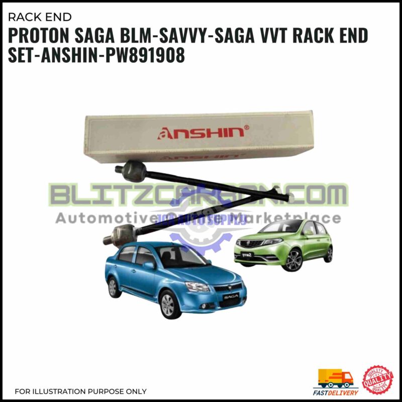 Proton Saga BLM-Savvy-Saga VVT Rack End Set-Anshin-PW891908