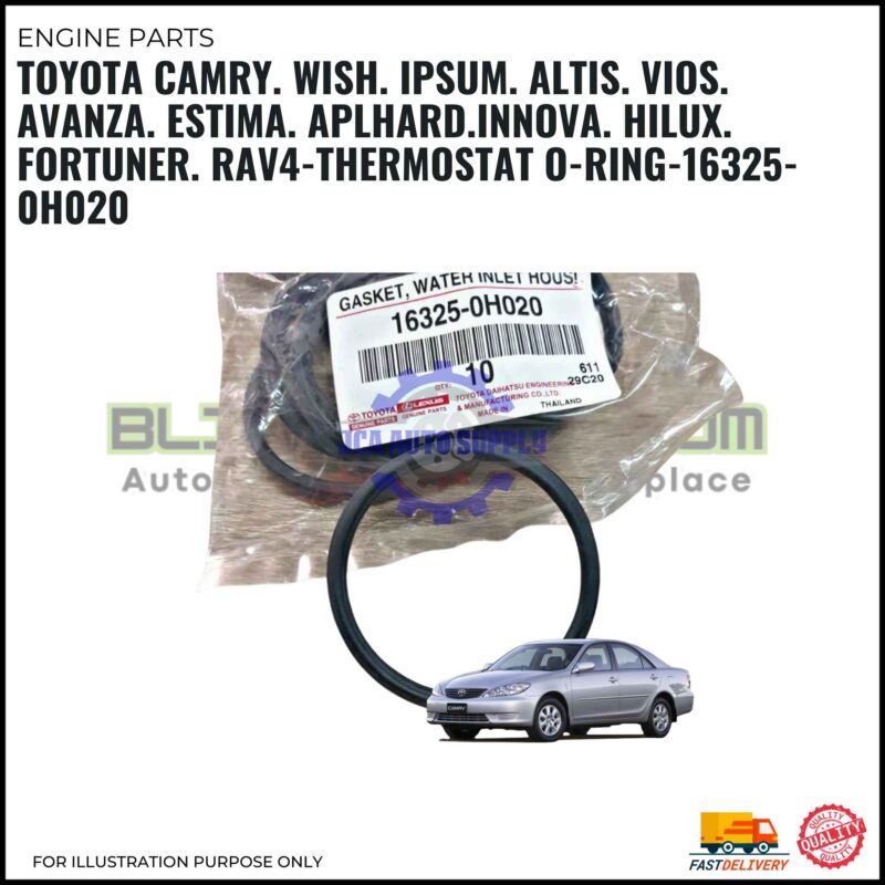 Thermostat O-Ring-Toyota Camry ASV70-ACV30-ACV31-Vios NCP42-NCP93-NCP150-Wish ANE10-16325-0H020